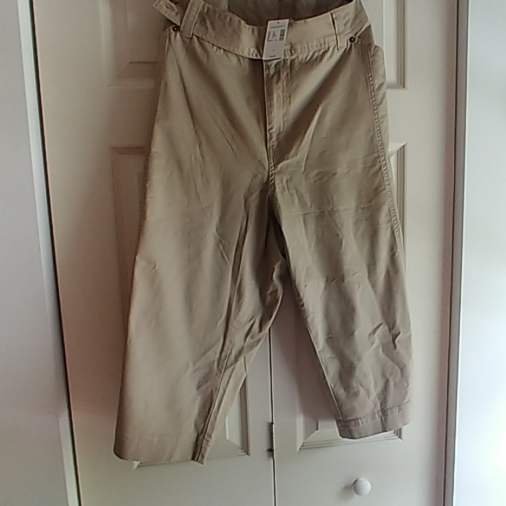 🔶NWT - Lane Bryant Capris - Khaki